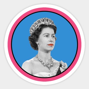 Queen Elizabeth Sticker